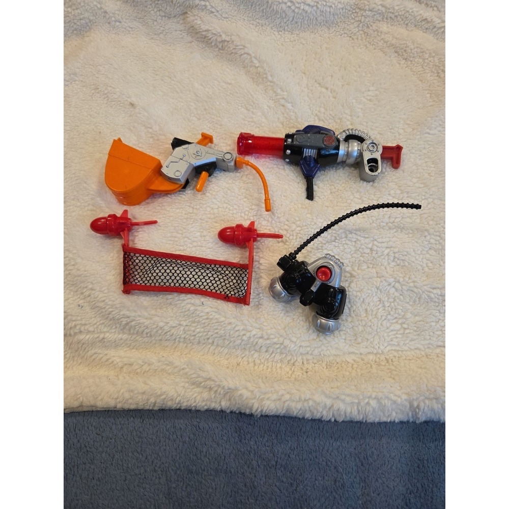 Rescue Hero's Action Figures Accessories Lot of 4